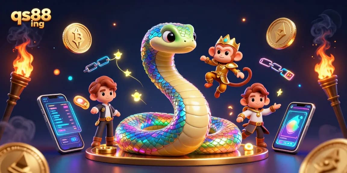 Engage with qs88 ing's vibrant online gaming experience featuring colorful characters and dynamic elements.