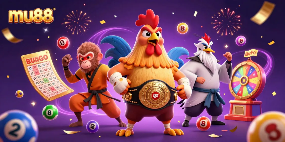 Engage with mu88 through exciting games, featuring dynamic lottery elements and spirited characters.