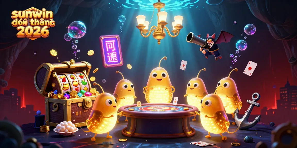 Experience sunwin đổi thưởng 2026 with vibrant casino elements and engaging gameplay in this dynamic illustration.